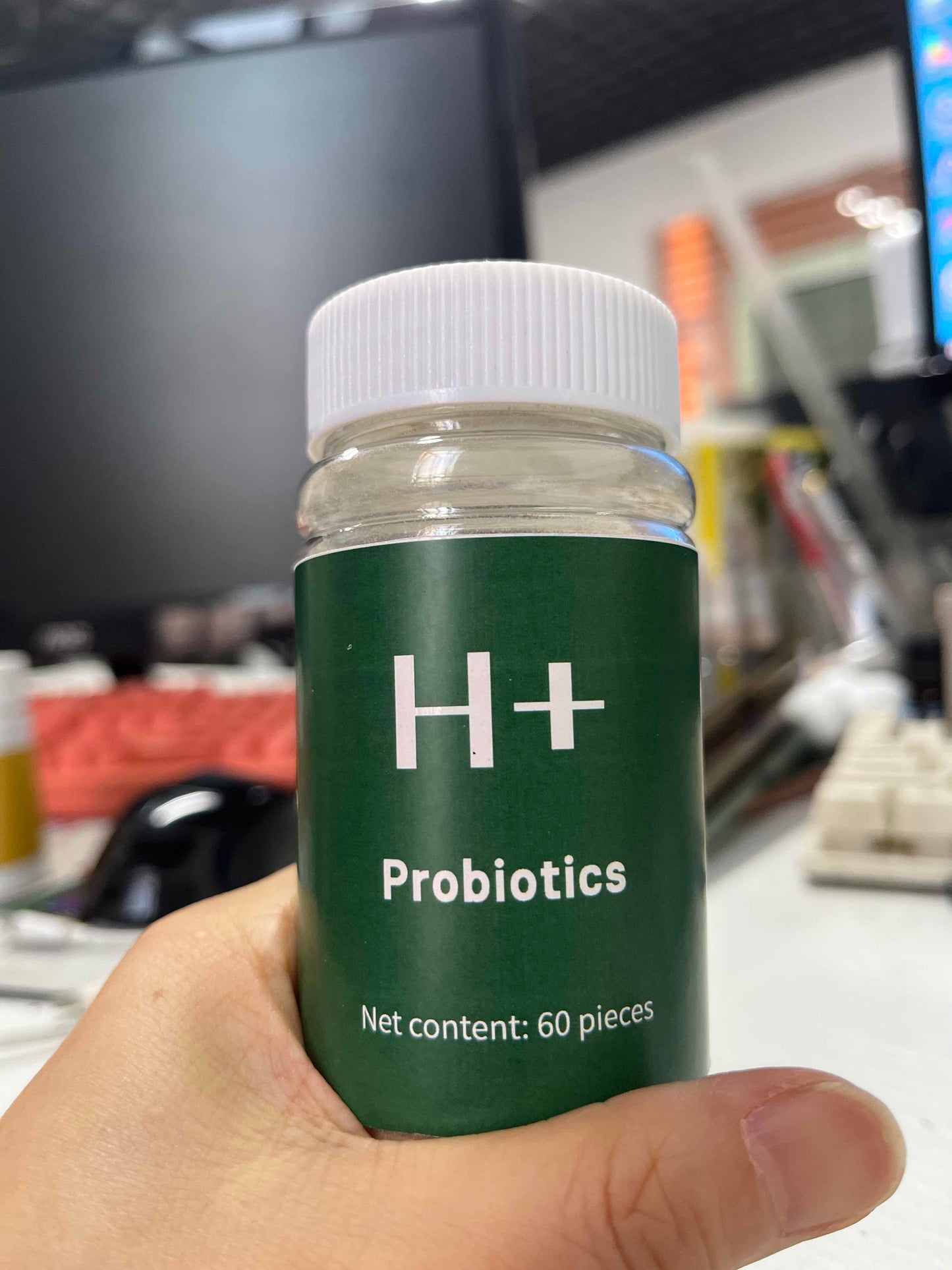 H+ Nutri Daily Probiotics For Digestive Health (2 Month Supply) with Prebiotics for Women & Men, Supports Occasional Diarrhea, Gas & Bloating, Gluten & Soy Free