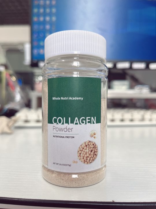 Whole Nutri Academy Collagen Peptides for Women & Men - Hydrolyzed Type 1 & 3 Collagen Powder Protein Supplement for Healthy Skin, Nails, Bones & Joints - Easy Mixing Vital Nutrients & Proteins